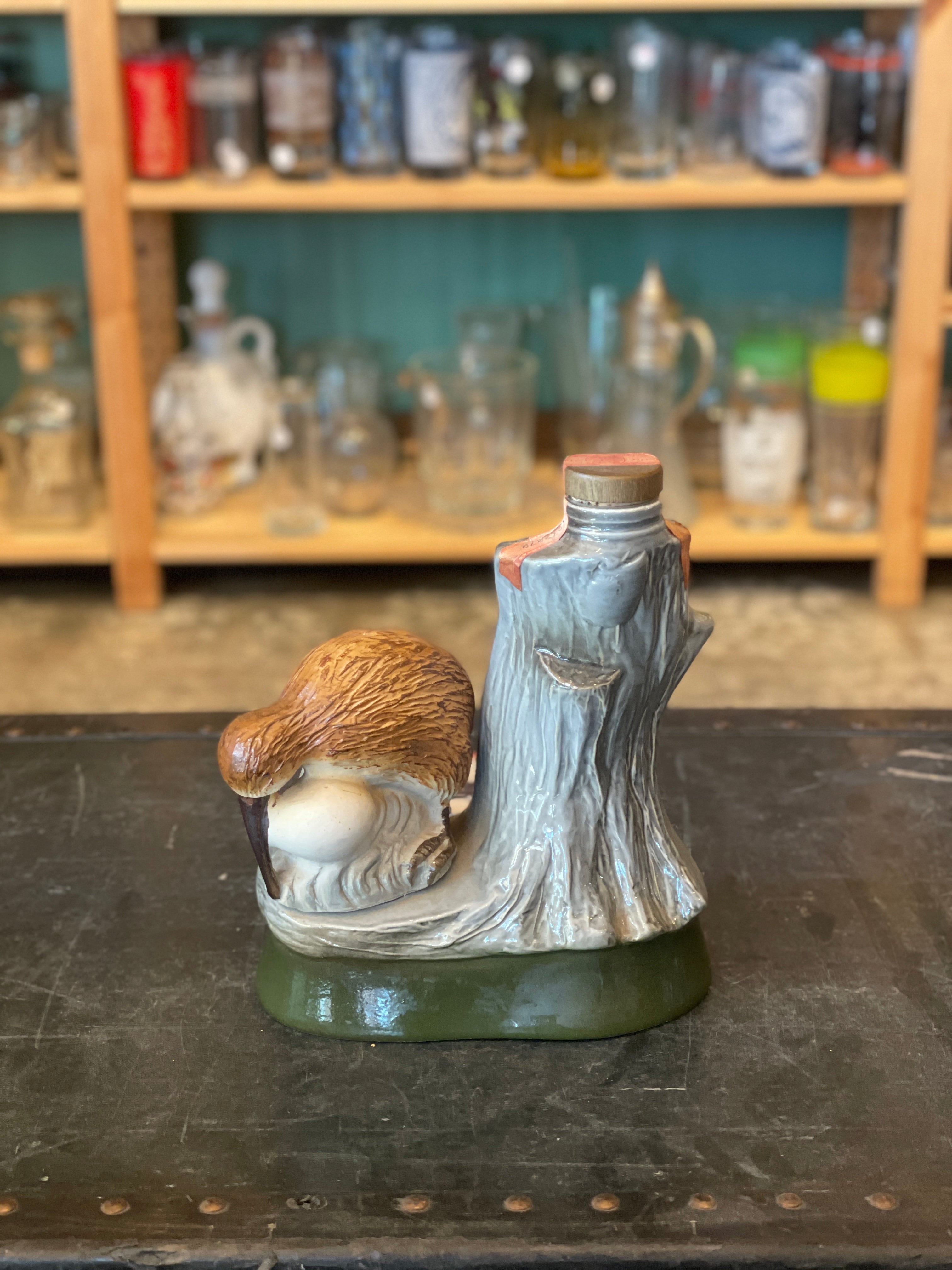 Vintage Jim Beam New Zealand Kiwi Bird Decanter, #1014 | Collins