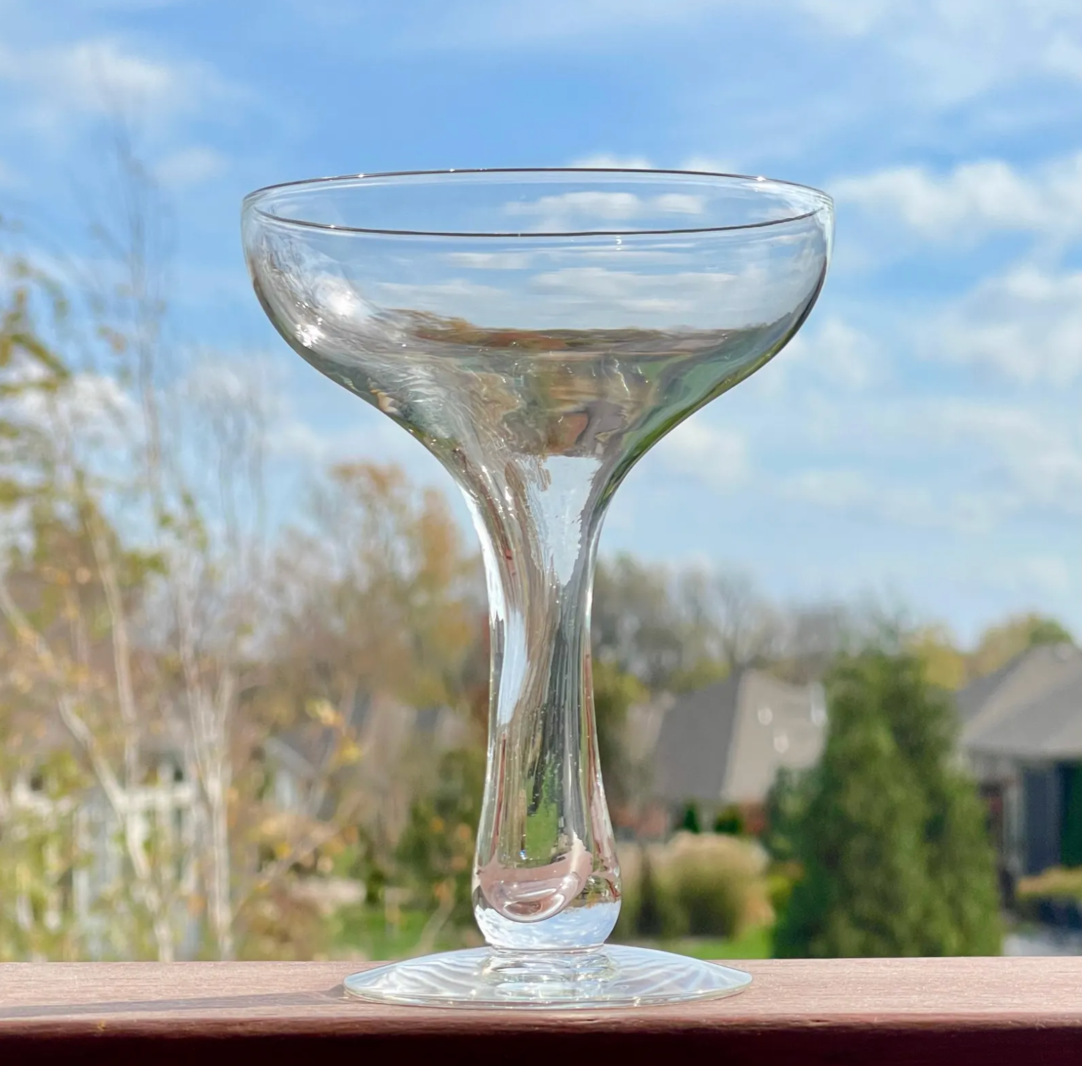 Hollow Stem Champagne Coupe, Vintage | Collins & Coupe