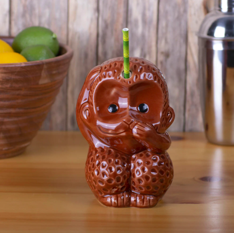 Monkey See/Hear/Speak No Evil Tiki Mug | Collins & Coupe
