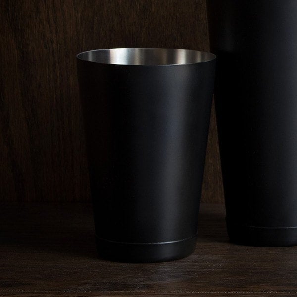 Matte Black 18oz Koriko Weighted Shaker Tin | Collins & Coupe