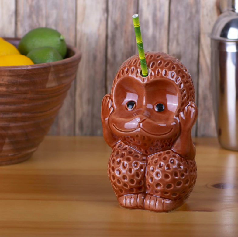 Monkey See/Hear/Speak No Evil Tiki Mug | Collins & Coupe