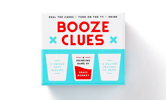 Booze Clues Drinking Game | Collins & Coupe