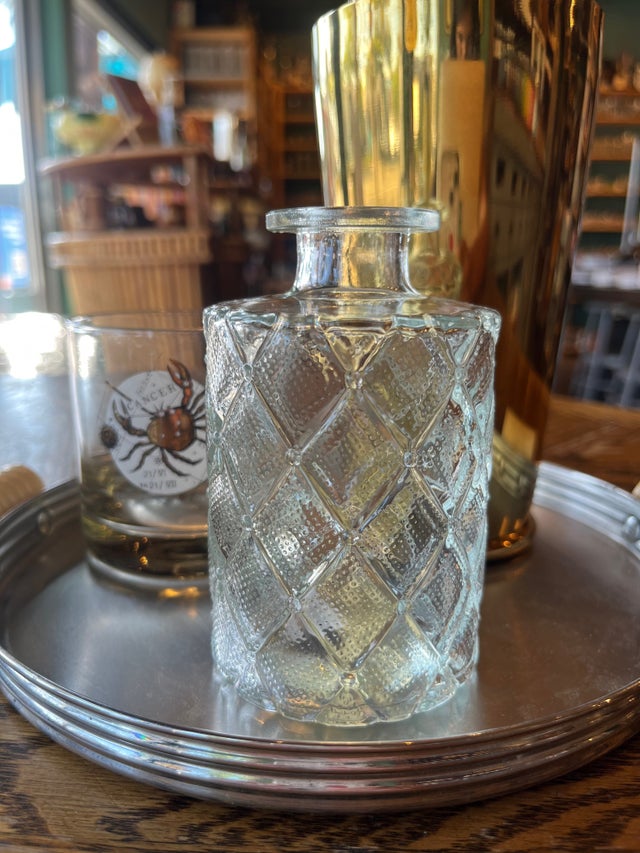 Small Square Glass Bulk Jar Bottles with Corks; 2.75 oz Capacity