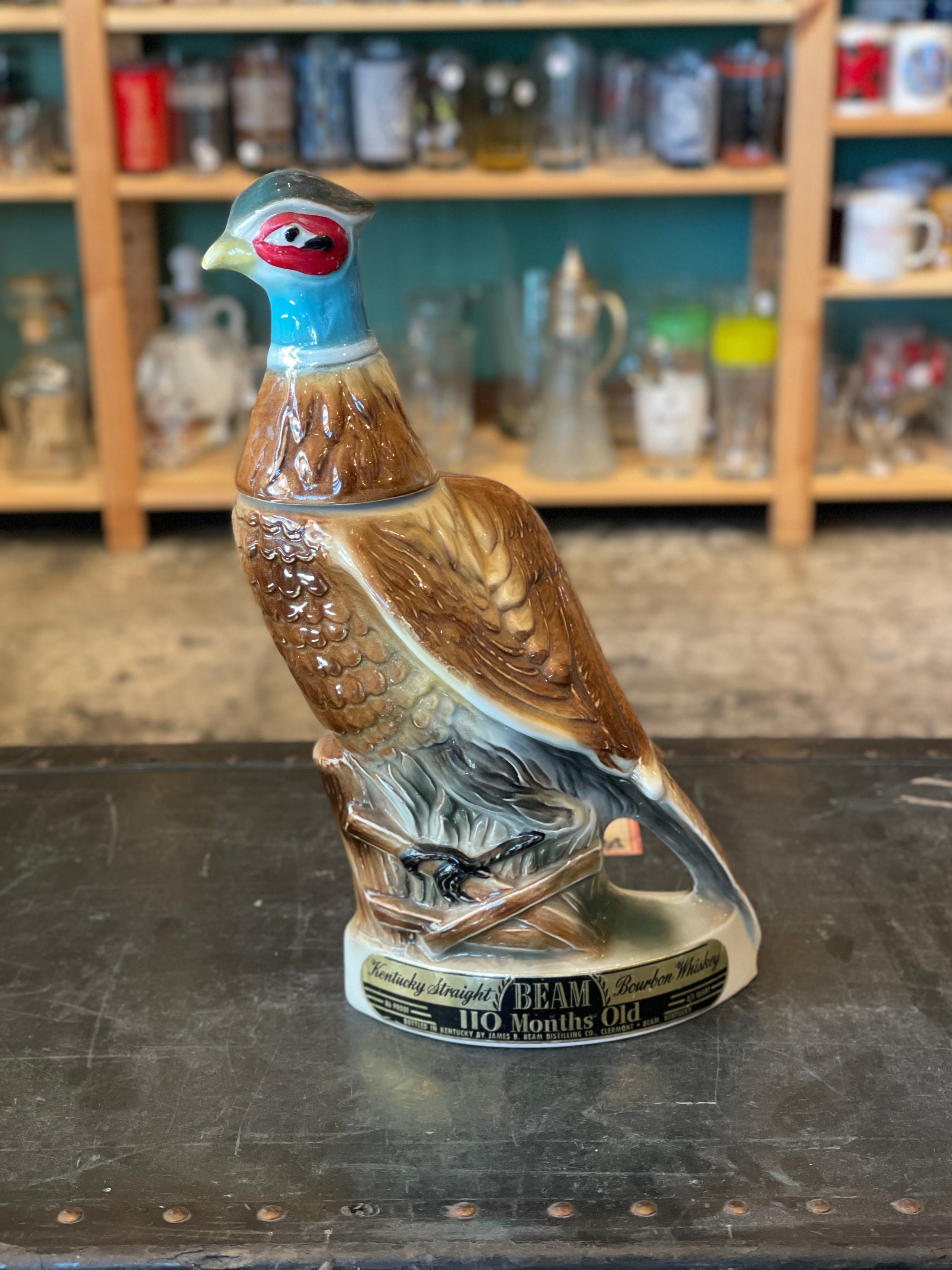 Vintage Jim Beam Pheasant Decanter, 1012 Collins & Coupe